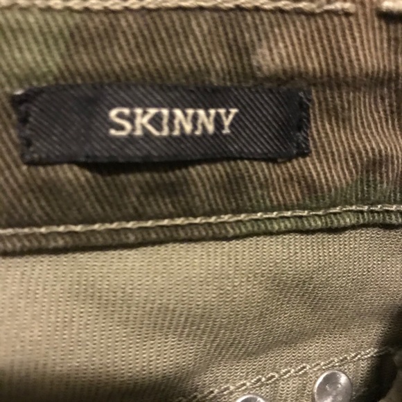 Zara Trafaluc Army Print Jeans - Picture 6 of 7